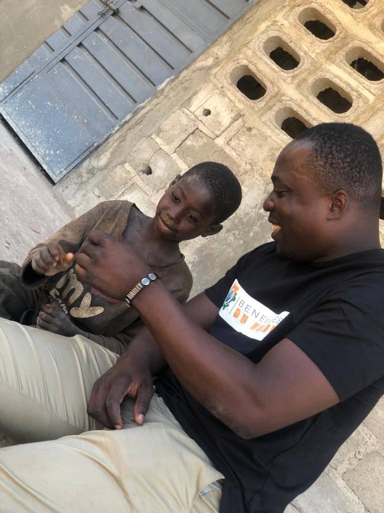 Bénévoles sur le terrain